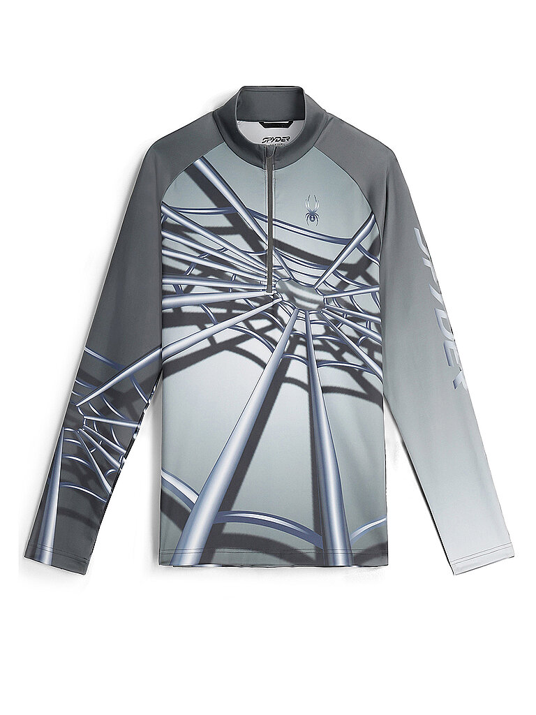 Herren Unterzieh Zipshirt Legacy grau S M
