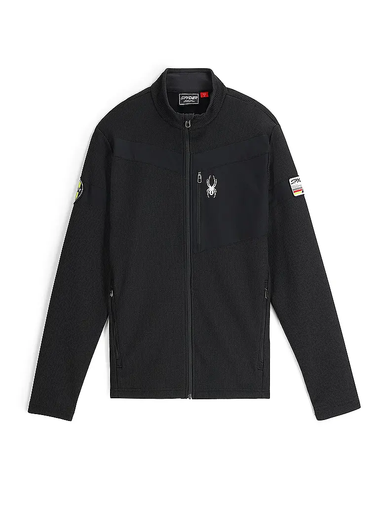SPYDER | Herren Fleecejacke Wengen Bandit | schwarz