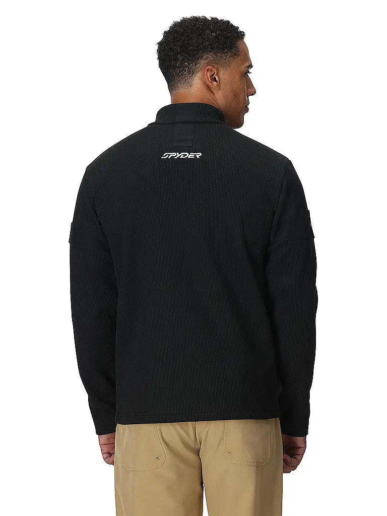 SPYDER | Herren Fleecejacke Wengen Bandit | schwarz
