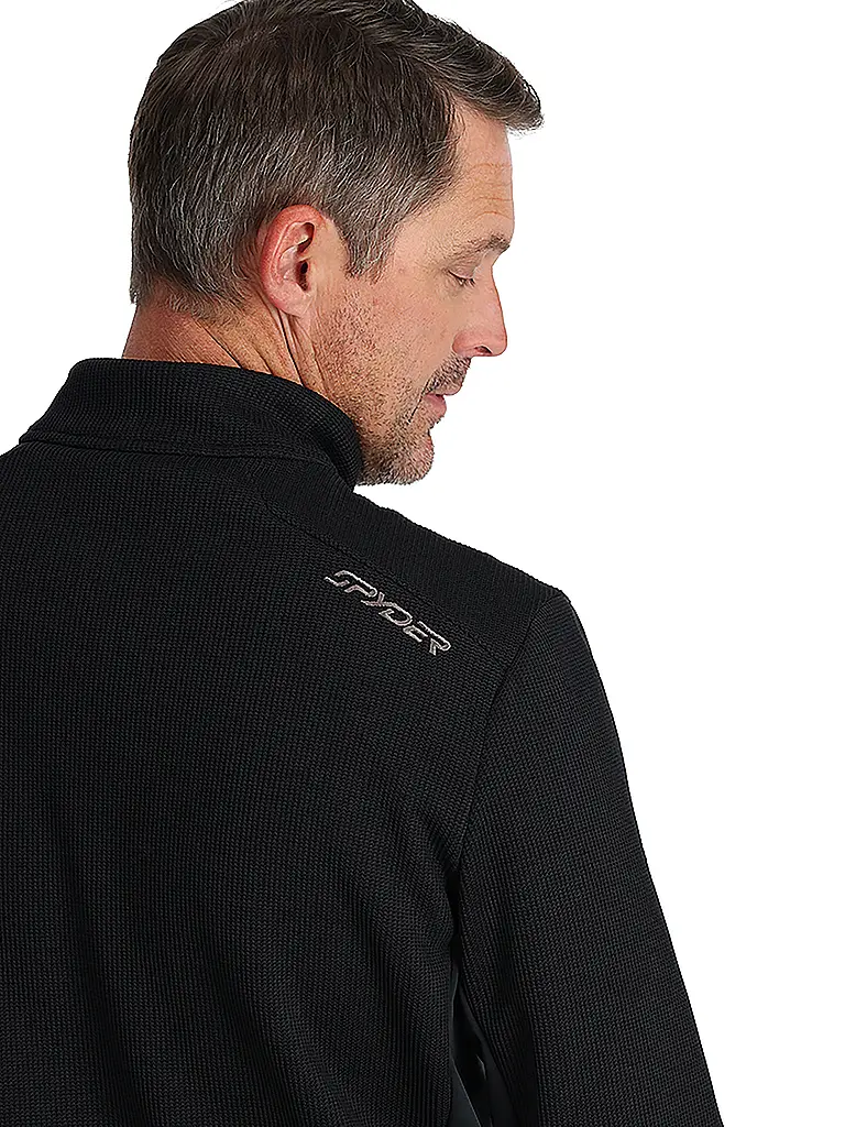 SPYDER | Herren Pullover mit 1/2 Zip BANDIT | schwarz