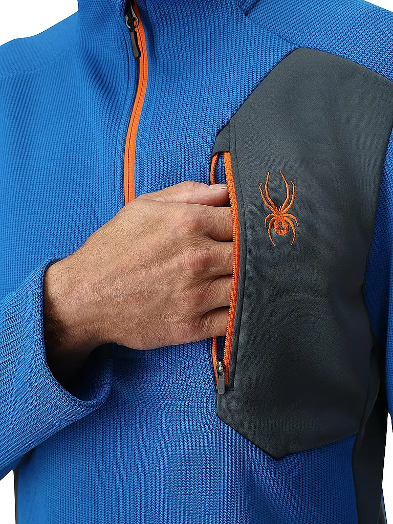 SPYDER | Herren Pullover mit 1/2 Zip BANDIT | blau