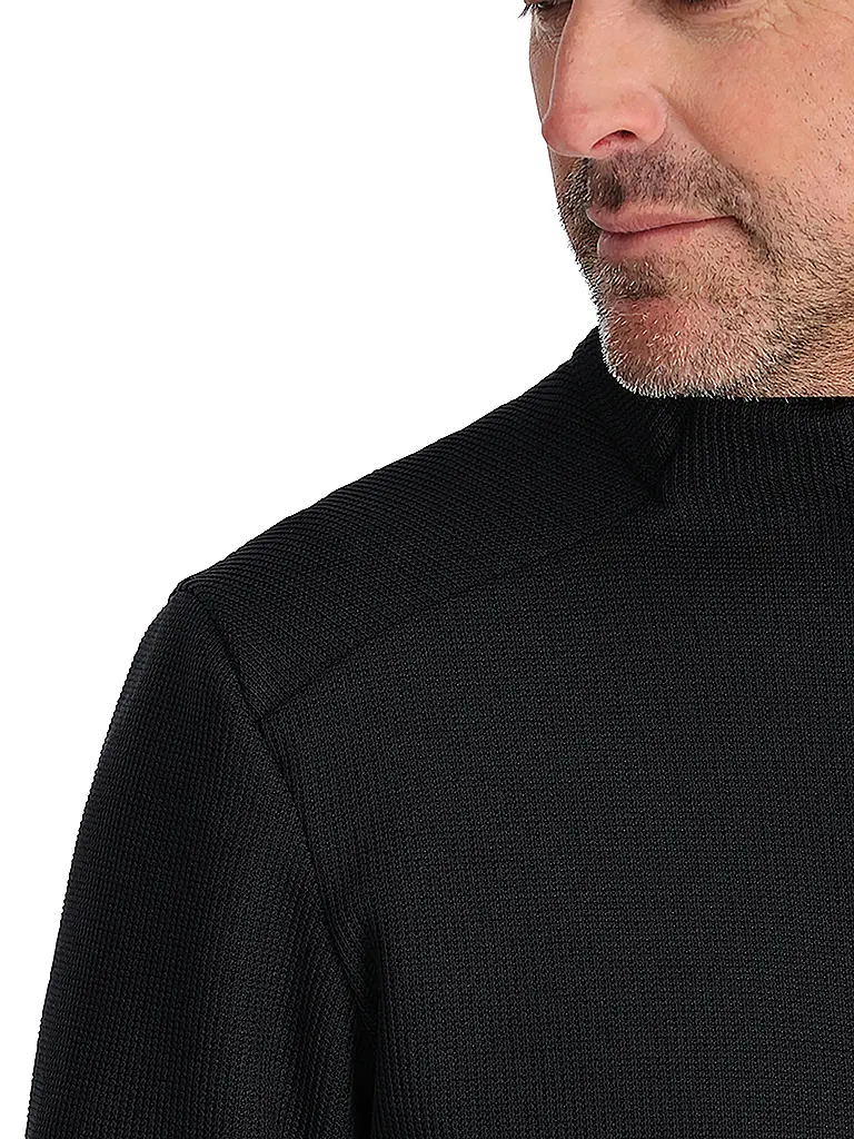 SPYDER | Herren Pullover mit 1/2 Zip BANDIT | schwarz