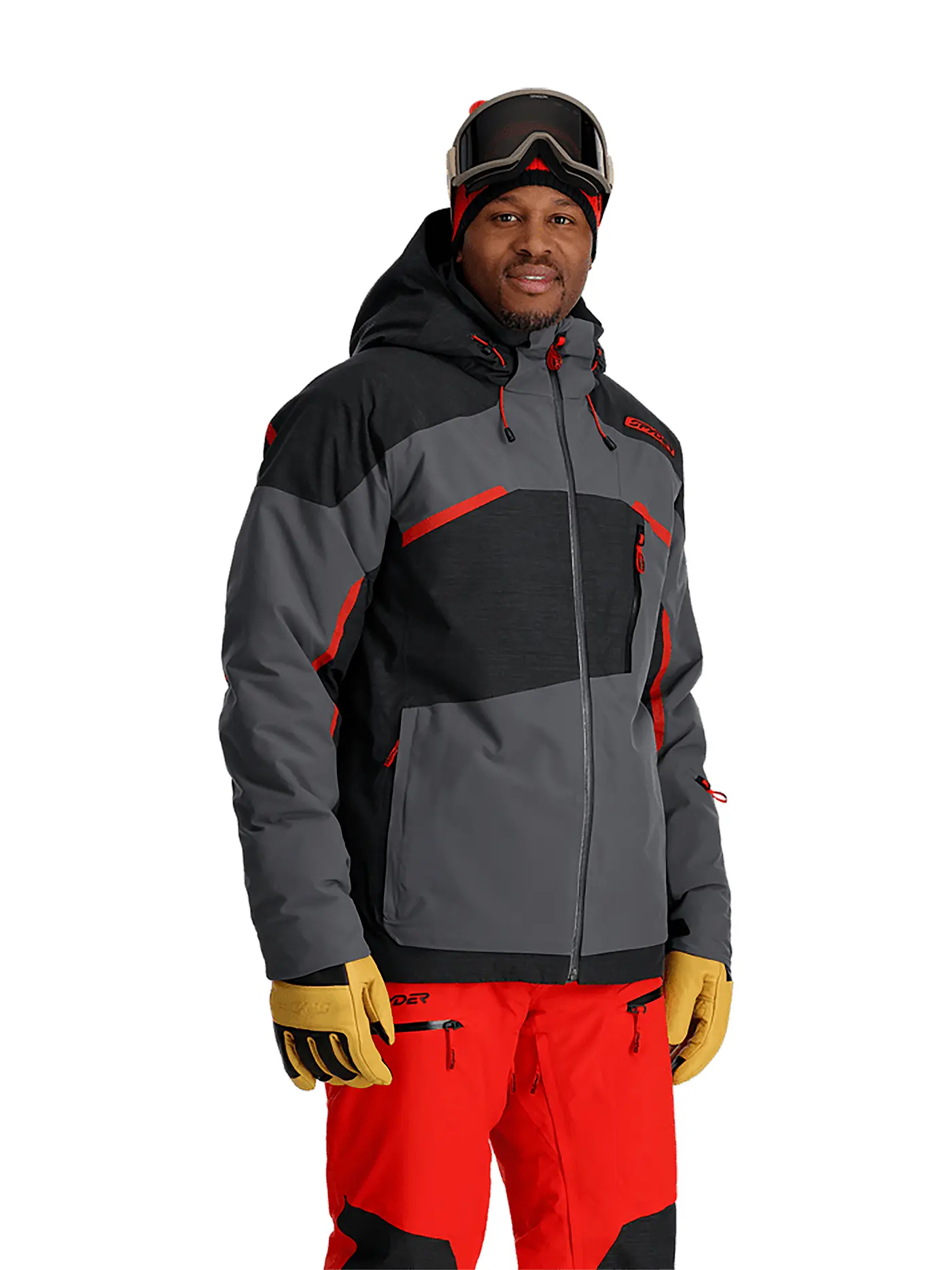 SPYDER | Herren Skijacke Leader | grau