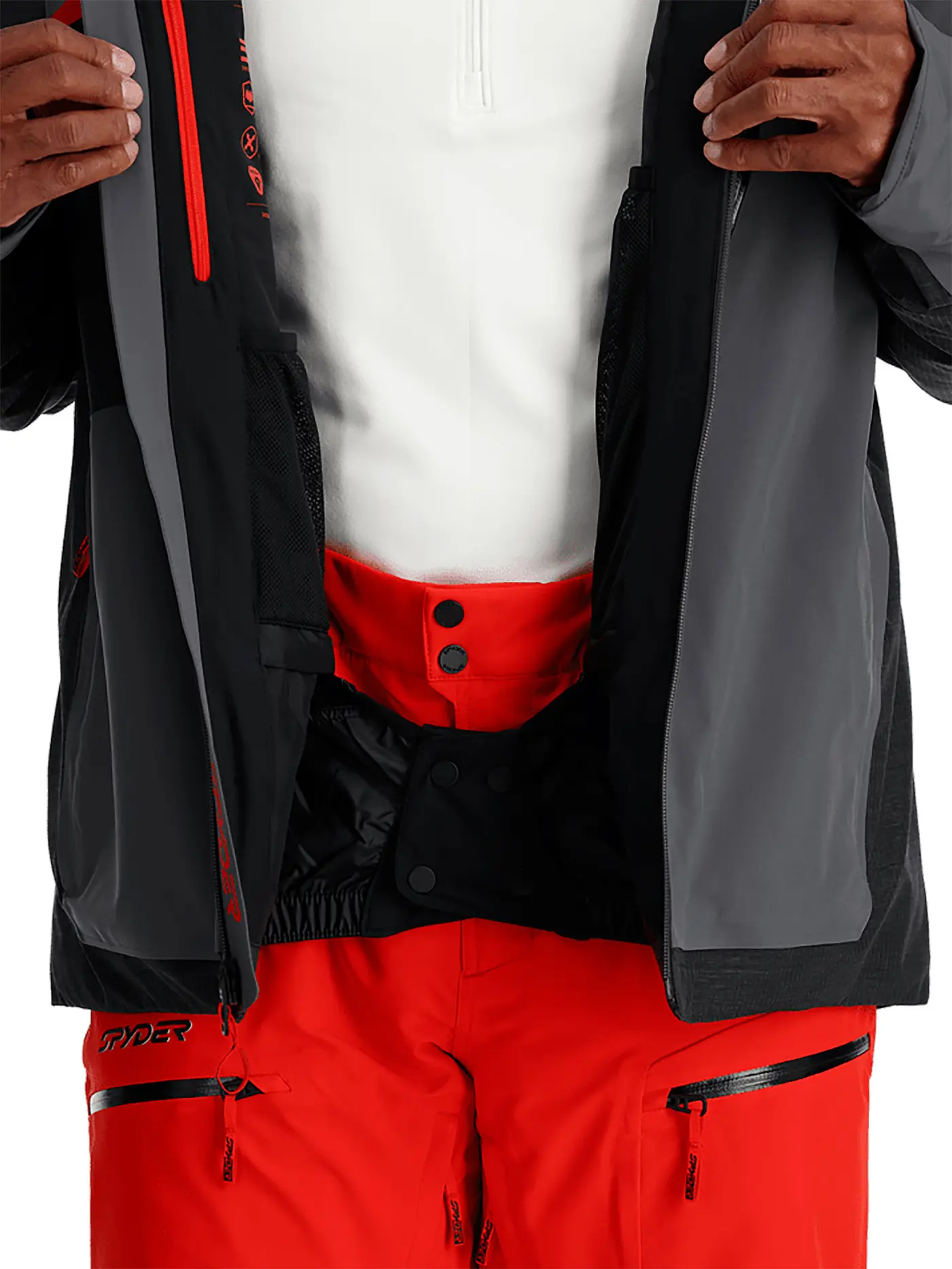 SPYDER | Herren Skijacke Leader | grau