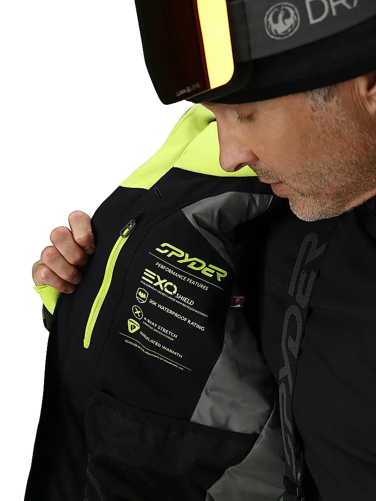 SPYDER | Herren Skijacke Titan | schwarz