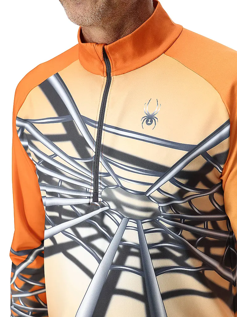 SPYDER | Herren Unterzieh Zipshirt Legacy | orange