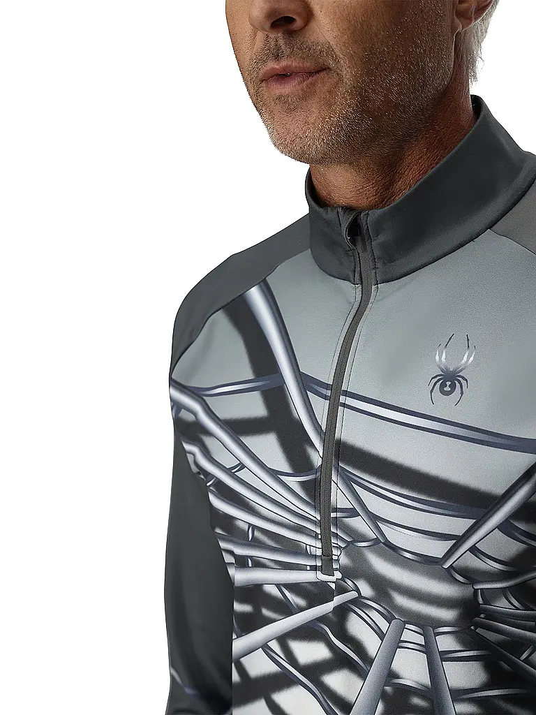 SPYDER | Herren Unterzieh Zipshirt Legacy | grau