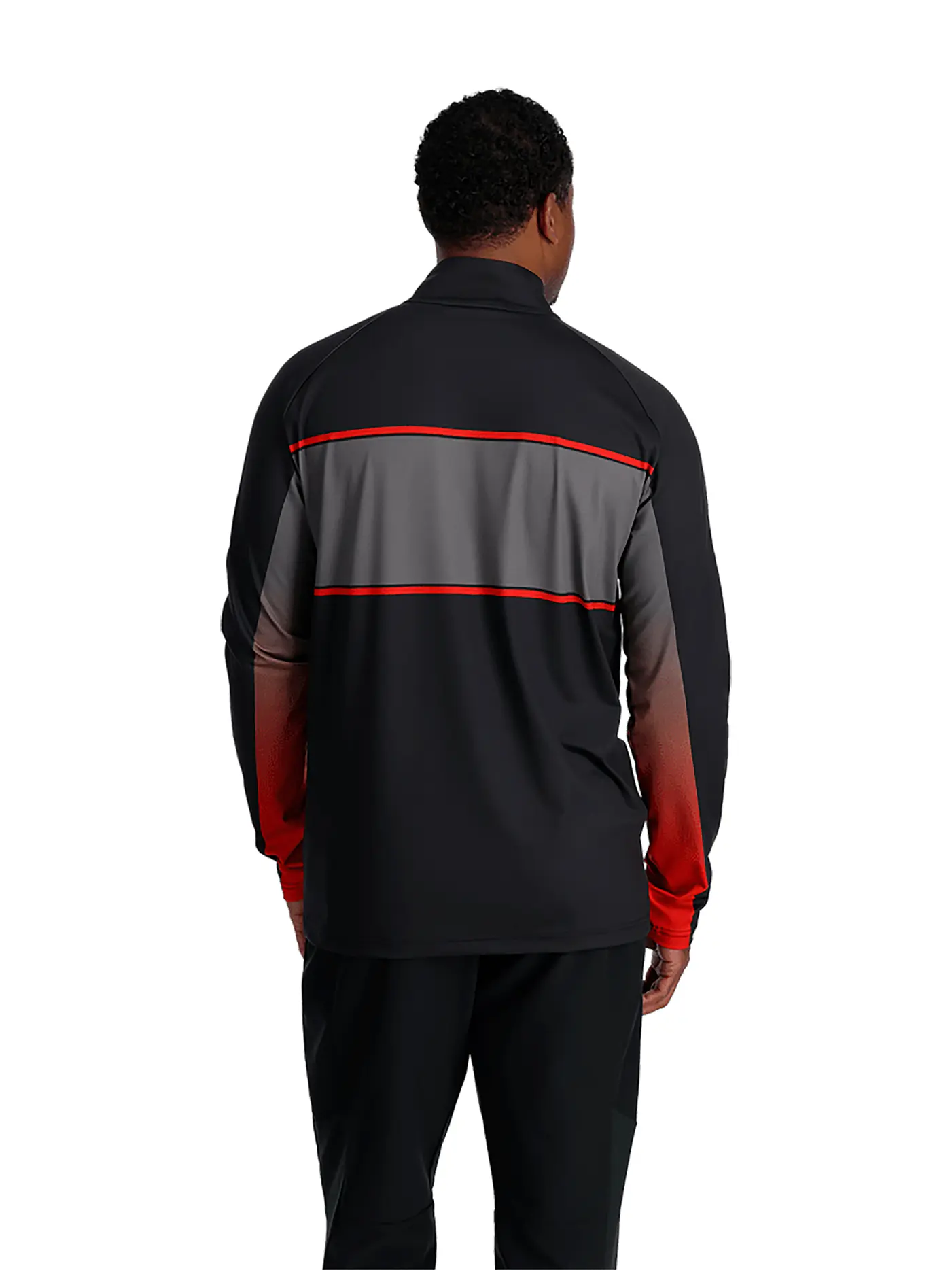 SPYDER | Herren Unterzieh Zipshirt Paramount | schwarz