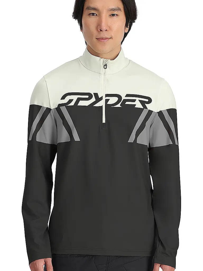 SPYDER | Herren Unterzieh Zipshirt Paramount | schwarz