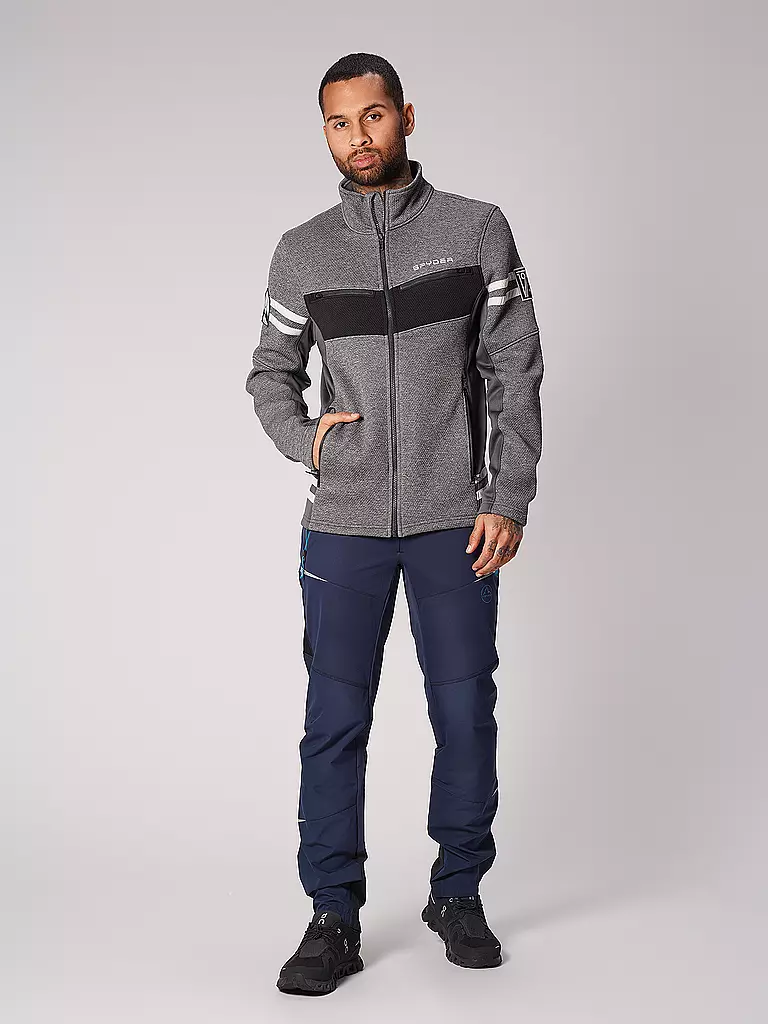 SPYDER | Herren Unterziehjacke Wengen Encore | grau