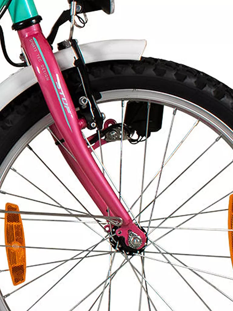 STUF | Jugendfahrrad Feather 20"  | hellgrün