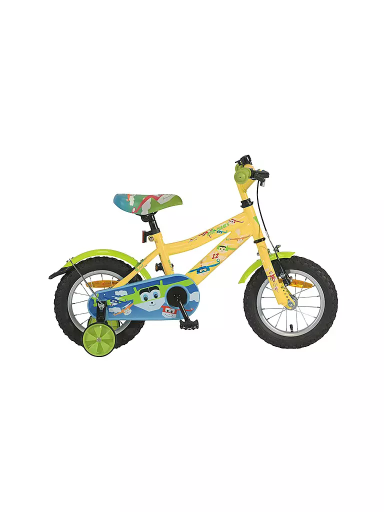 STUF | Kinderfahrrad 12" Planes | gelb