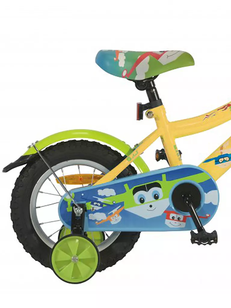 STUF | Kinderfahrrad 12" Planes | gelb