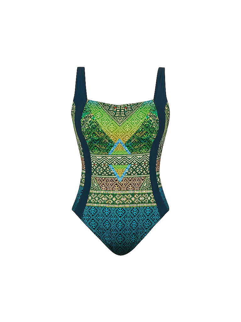 SUNFLAIR | Damen Badeanzug mit eingearbeiteten Softschalen | grün