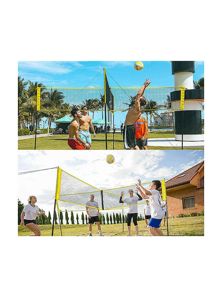 Sunflex X-NetVolleyballnetz Beachvolleyballnetz Badmintonnetz Beachballnetz 
