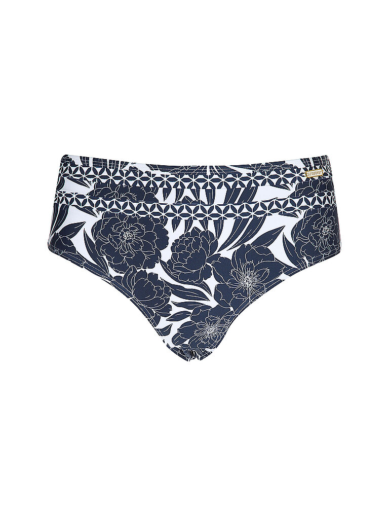Sunseeker Bikinihose High-Waist Blumenprint Dunkelblau