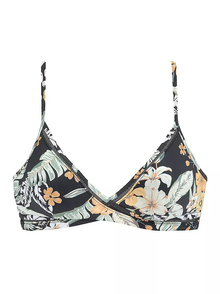 SUNSEEKER | Damen Bikinioberteil Triangel Black-Print | schwarz