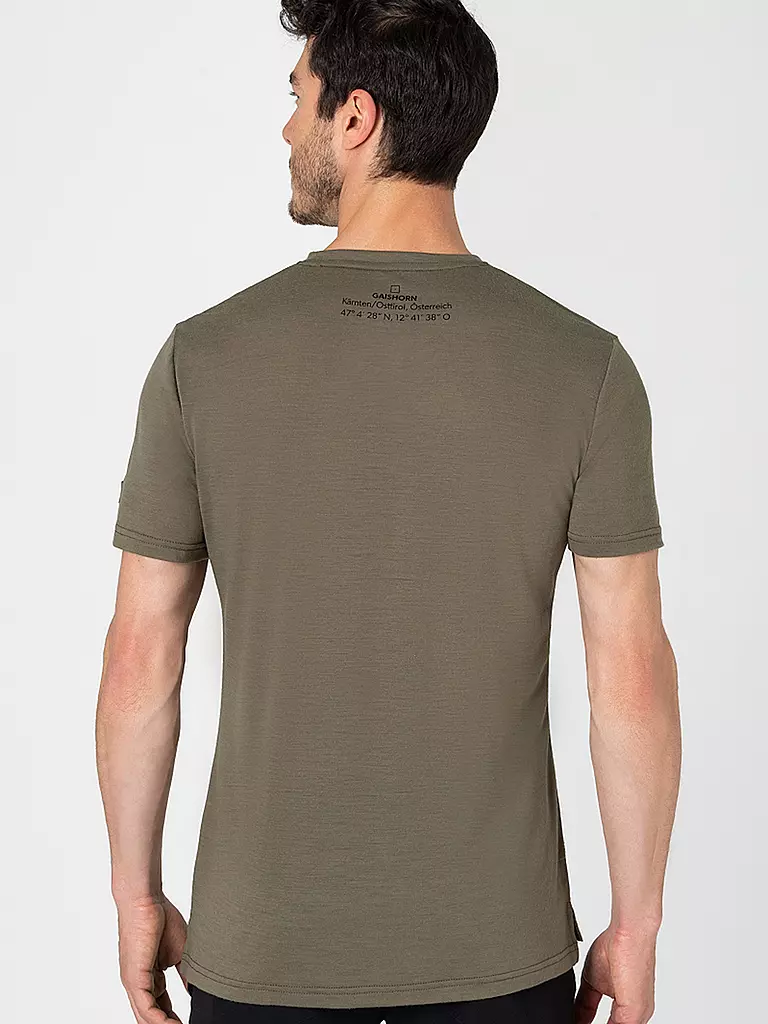 SUPER NATURAL | Herren Funktionsshirt Grossglockner | grau