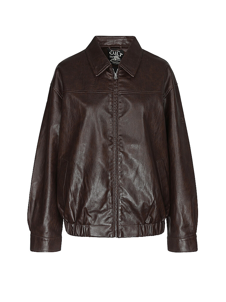 SUPERDRY Damen Bomberjacke Oversized braun | XS