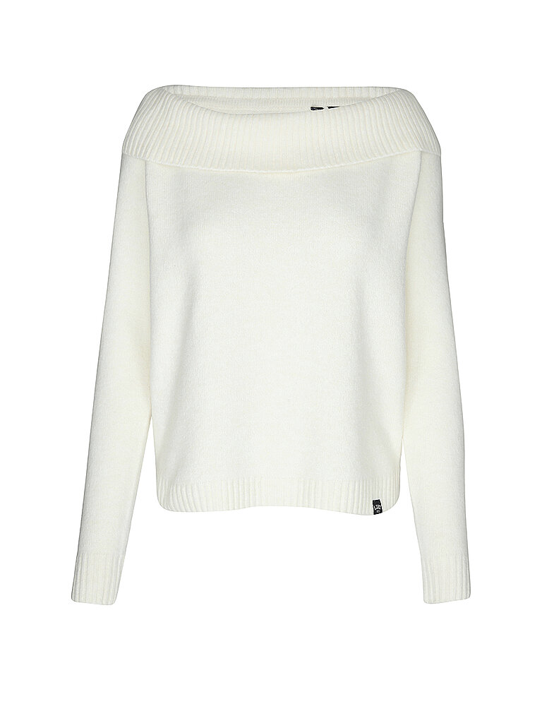 SUPERDRY Damen Sweater Bardot Knitted Jumpfer Off Shoulder creme | XS