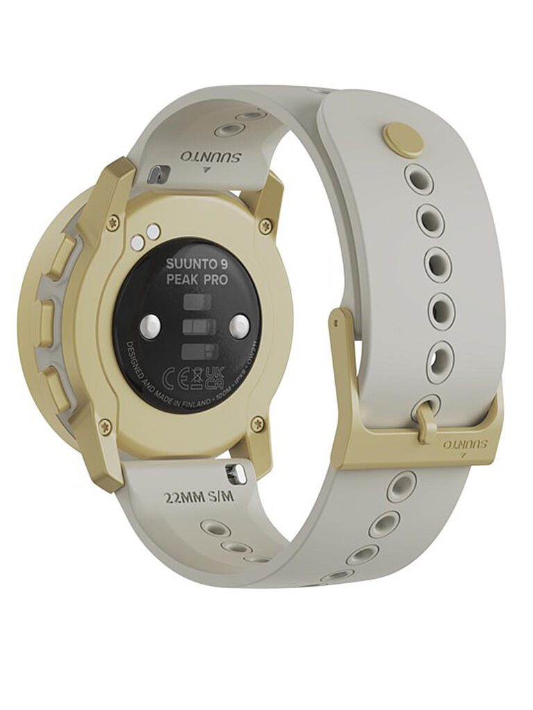 SUUNTO | GPS-Multisportuhr Suunto 9 Peak Pro Pearl Gold | weiss