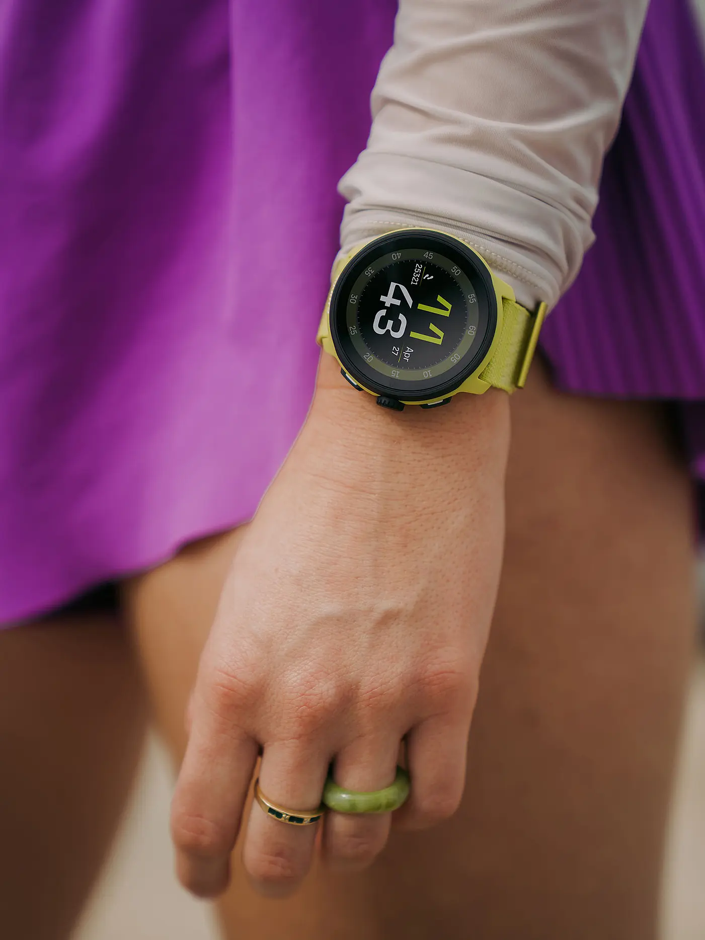 SUUNTO | GPS-Multisportuhr Suunto Run Lime | gelb