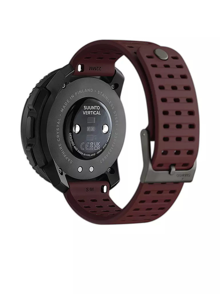 SUUNTO | GPS-Multisportuhr Suunto Vertical Black Ruby | rot