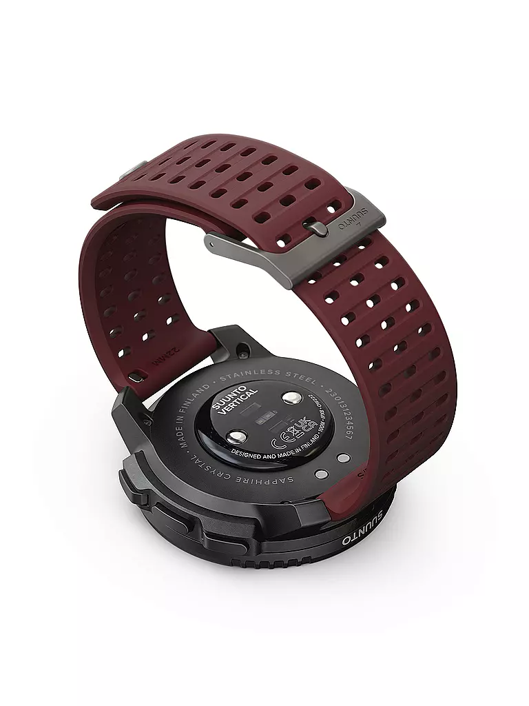 SUUNTO | GPS-Multisportuhr Suunto Vertical Black Ruby | rot