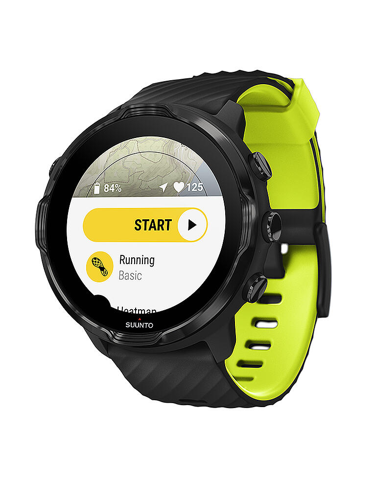 SUUNTO | Smartwatch Suunto 7 Black Lime | schwarz