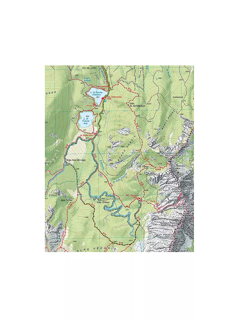 TABACCO | Wanderkarte - Alpi Giulie Occidentali/Westl. Julische Alpen, Tarvisiano 1:25.000 | keine Farbe