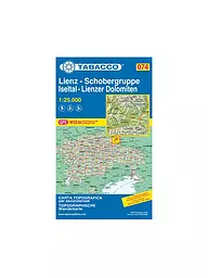 TABACCO | Wanderkarte - Lienz, Schobergruppe, Iseltal, Lienzer Dolomiten 1:25.000 | keine Farbe
