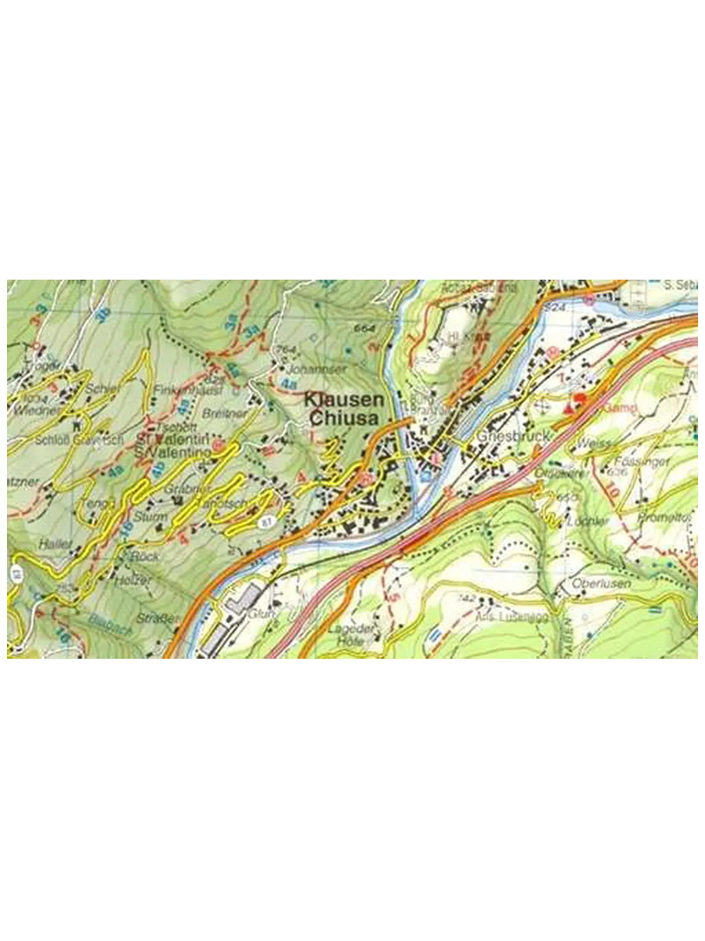 TABACCO | Wanderkarte 04, Schnalstal/Val Senales, Naturns/Naturno 1:25.000 | keine Farbe