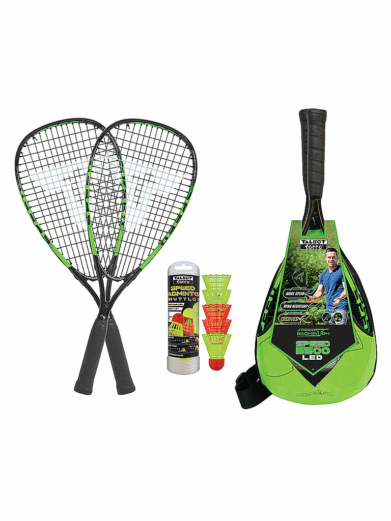 Speedbadminton Set Speed 5500 LED schwarz B