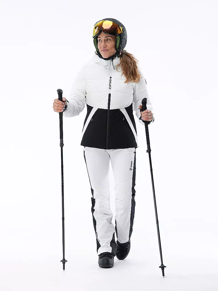 TENSON | Damen Skihose Grace Softshell | weiss