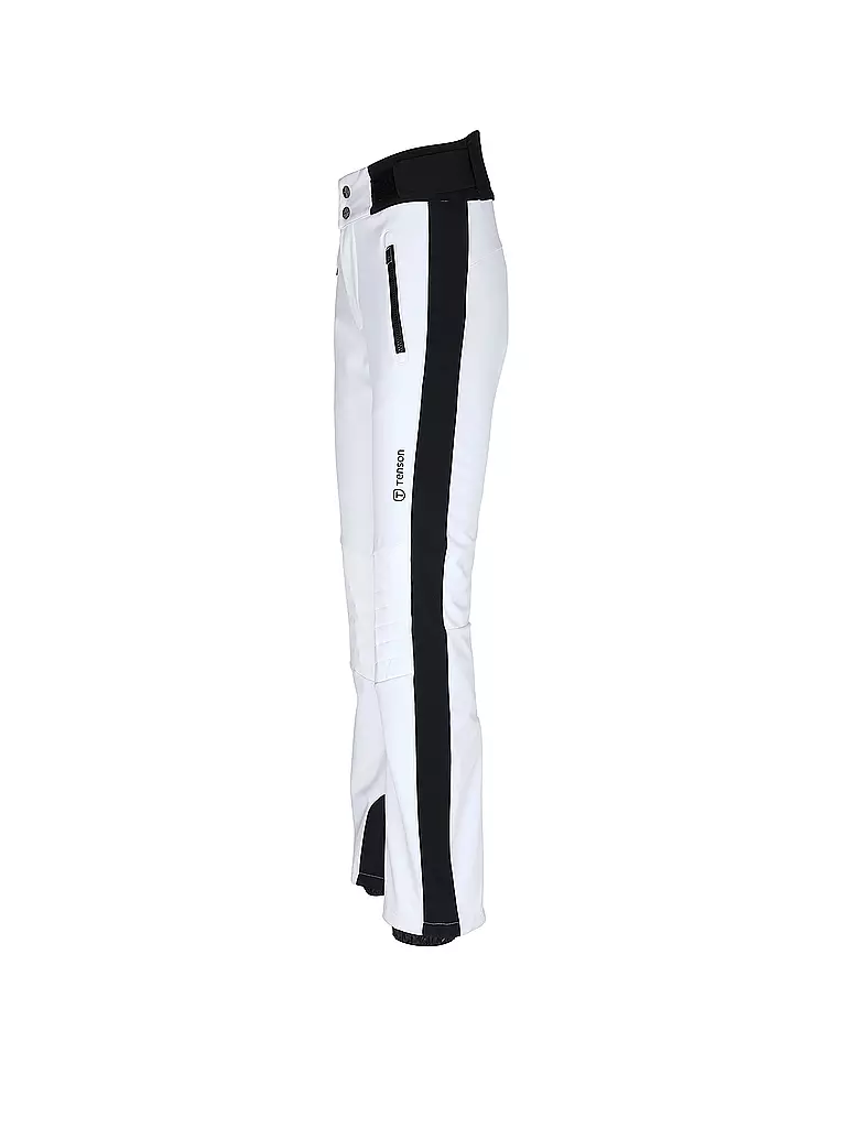 TENSON | Damen Skihose Grace Softshell | weiss