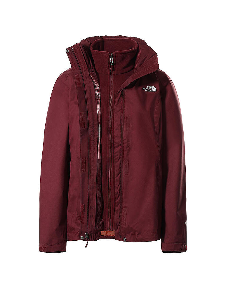 THE NORTH FACE | Damen Winterjacke Evolve 2 Triclimate | rot