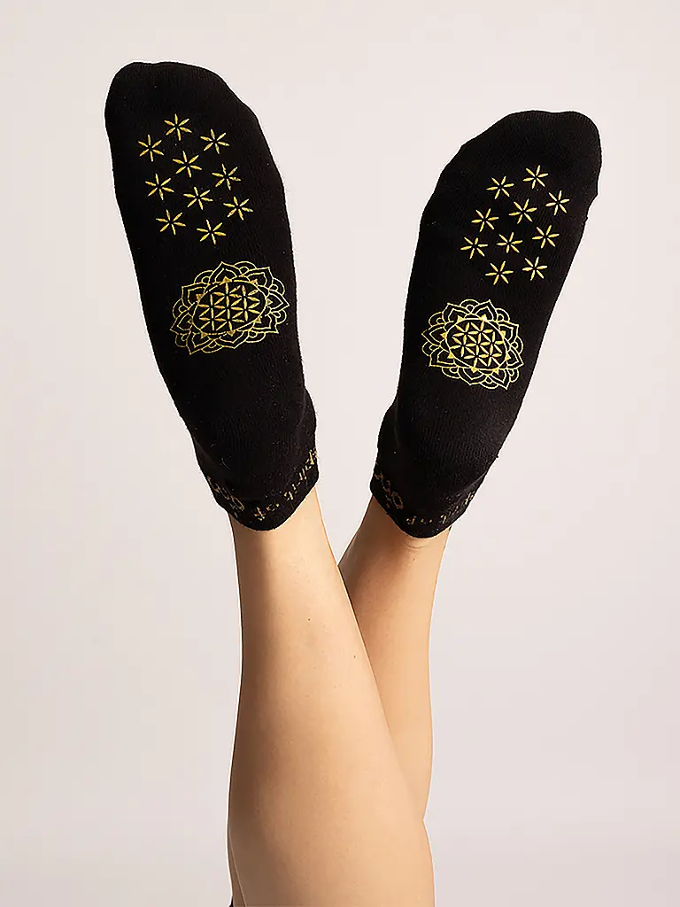 THE SPIRIT OF OM | Damen Socken Adhara | schwarz