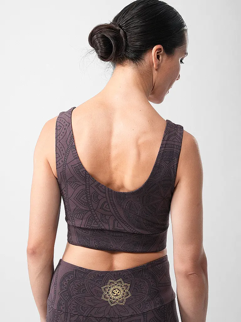 THE SPIRIT OF OM | Damen Sport-BH Hatha Guna | braun