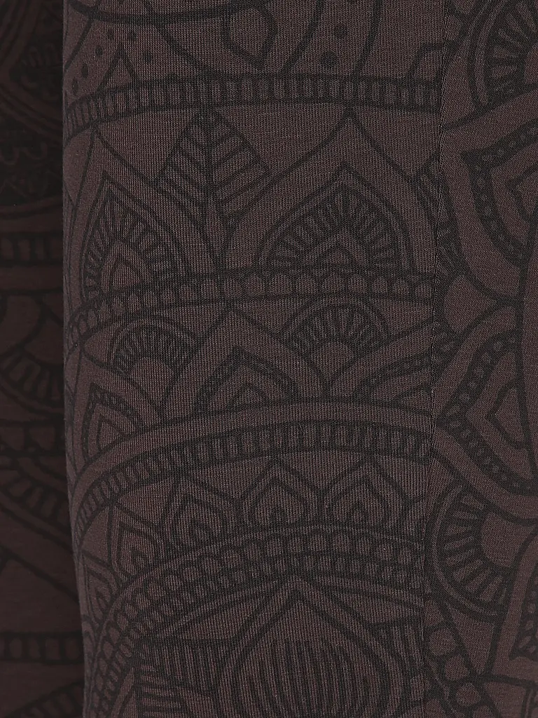 THE SPIRIT OF OM | Damen Yoga Hose Guna | Braun