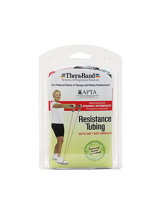 THERA-BAND | Theraband® Tubings mit flex. Griffen  mittelstark
