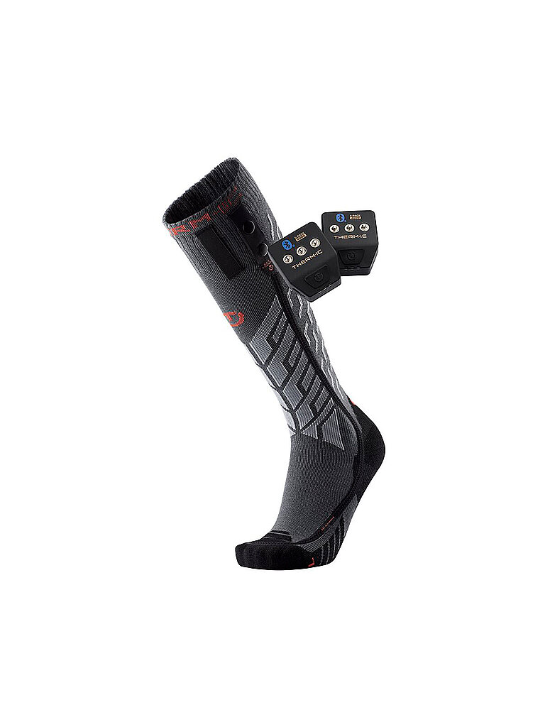 THERM-IC Skisocken Set - Beheizbare Ultra Warm Performance S.E.T® + S-Pack 4000B grau | 37-38