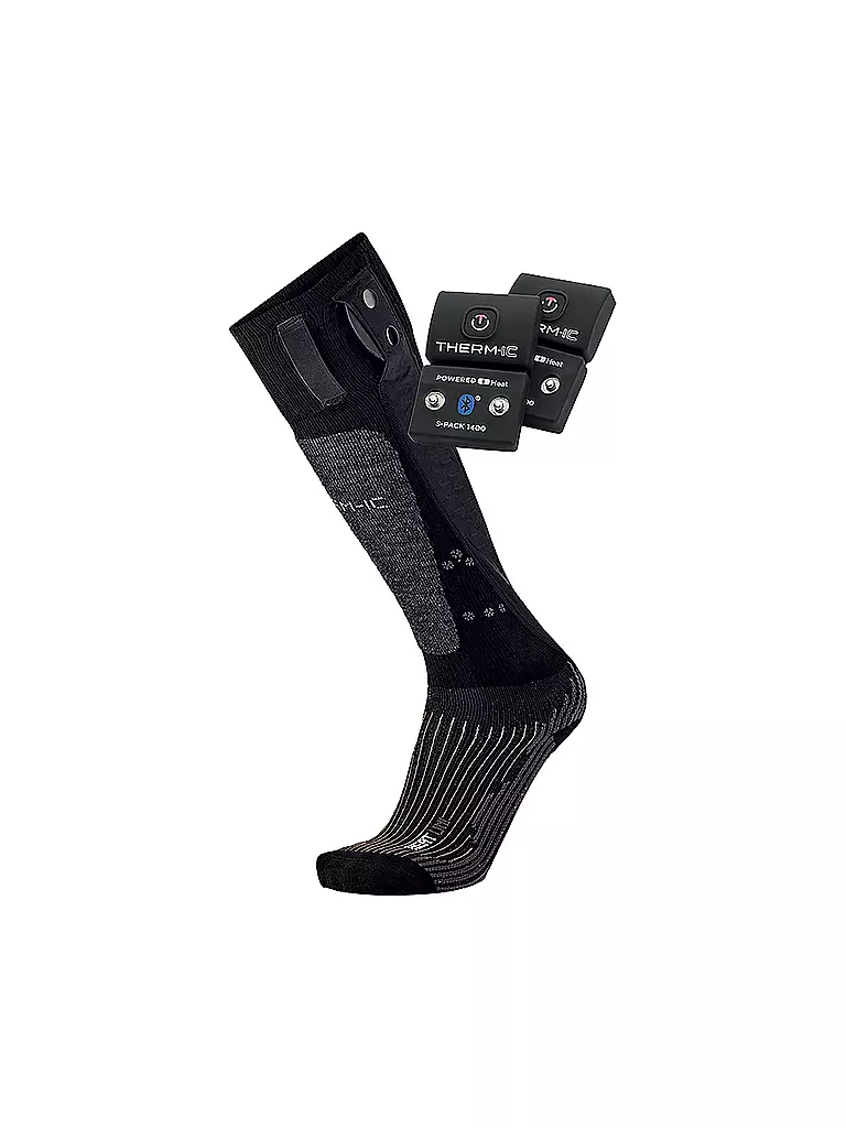 THERM-IC | Powersocks Set Heat Fusion Uni + S-Pack 1400B | schwarz