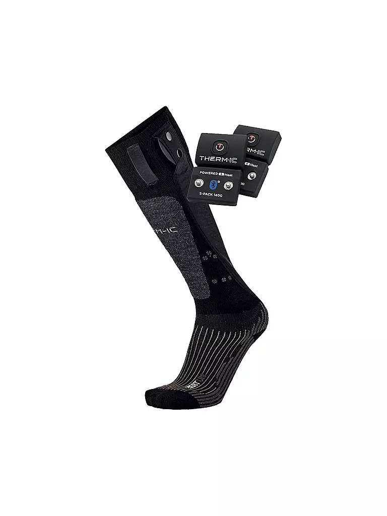 THERM-IC | Powersocks Set Heat Uni + S-Pack 1400B ND | schwarz