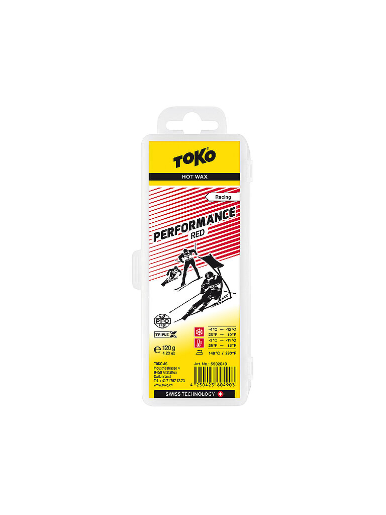 Skiwachs Performance Hot Wax red keine Farbe B