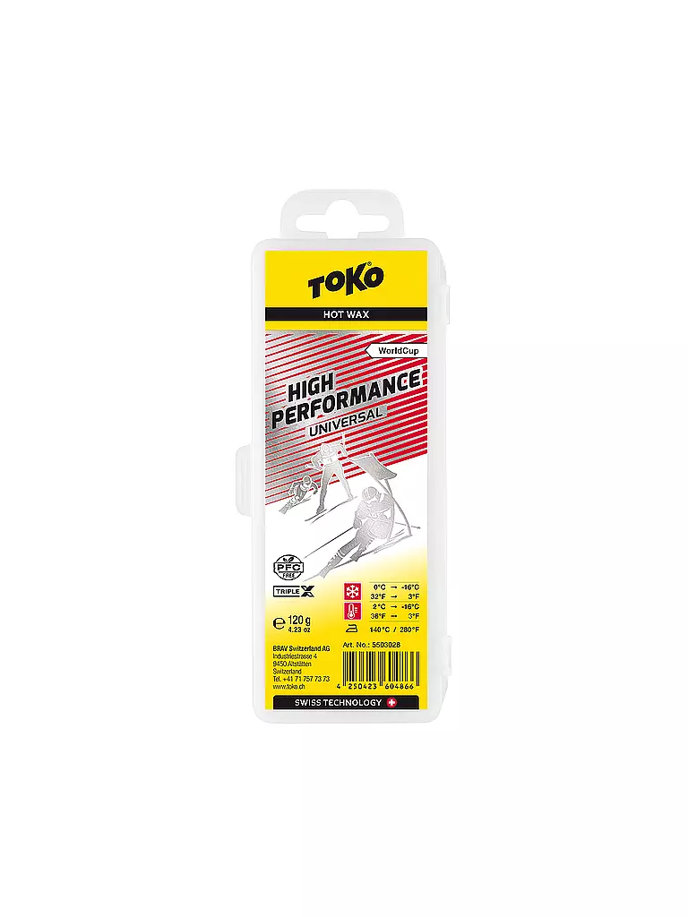 TOKO | Skiwachs High Performance Hot Wax universal 120g | keine Farbe