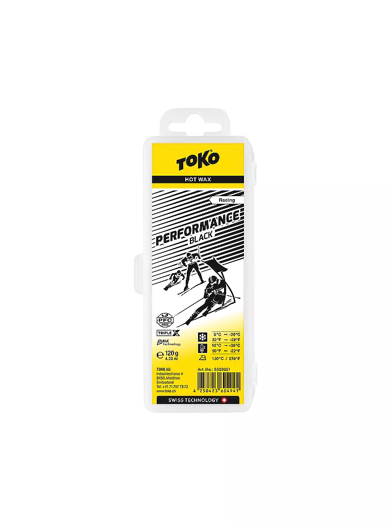 TOKO | Skiwachs Performance Hot Wax black 120g | keine Farbe