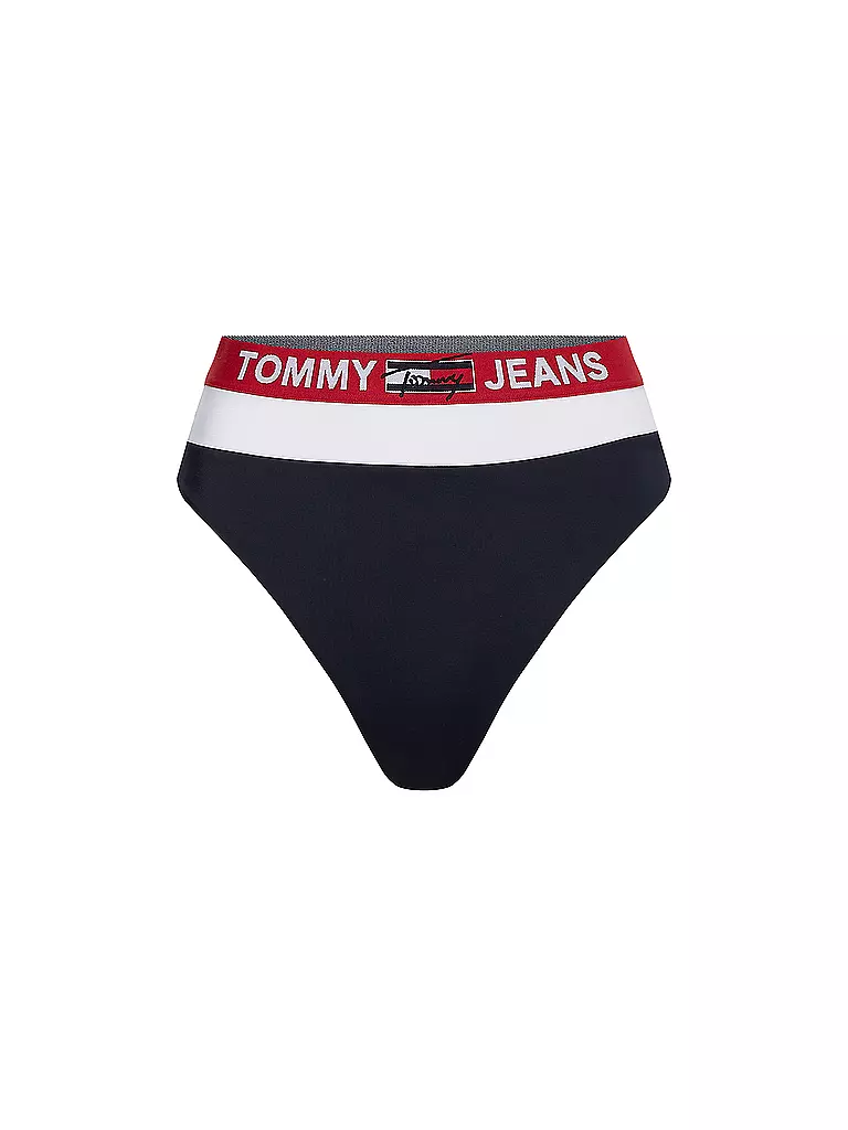 TOMMY HILFIGER | Damen Bikinihose Cheeky High | blau