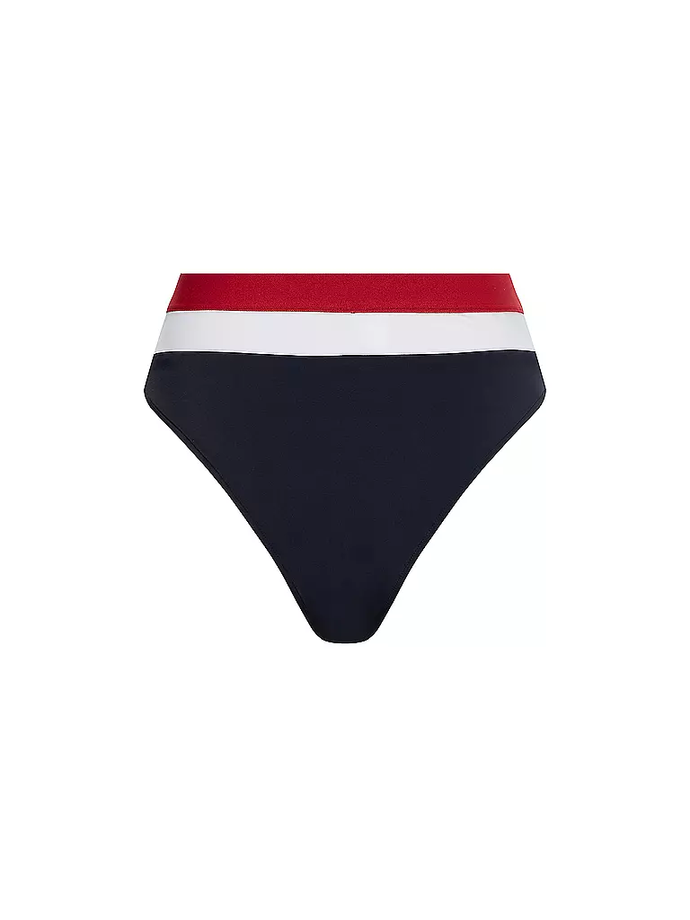 TOMMY HILFIGER | Damen Bikinihose Cheeky High | blau