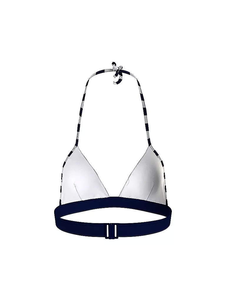 TOMMY HILFIGER | Damen Bikinioberteil Triangle Fixed | blau