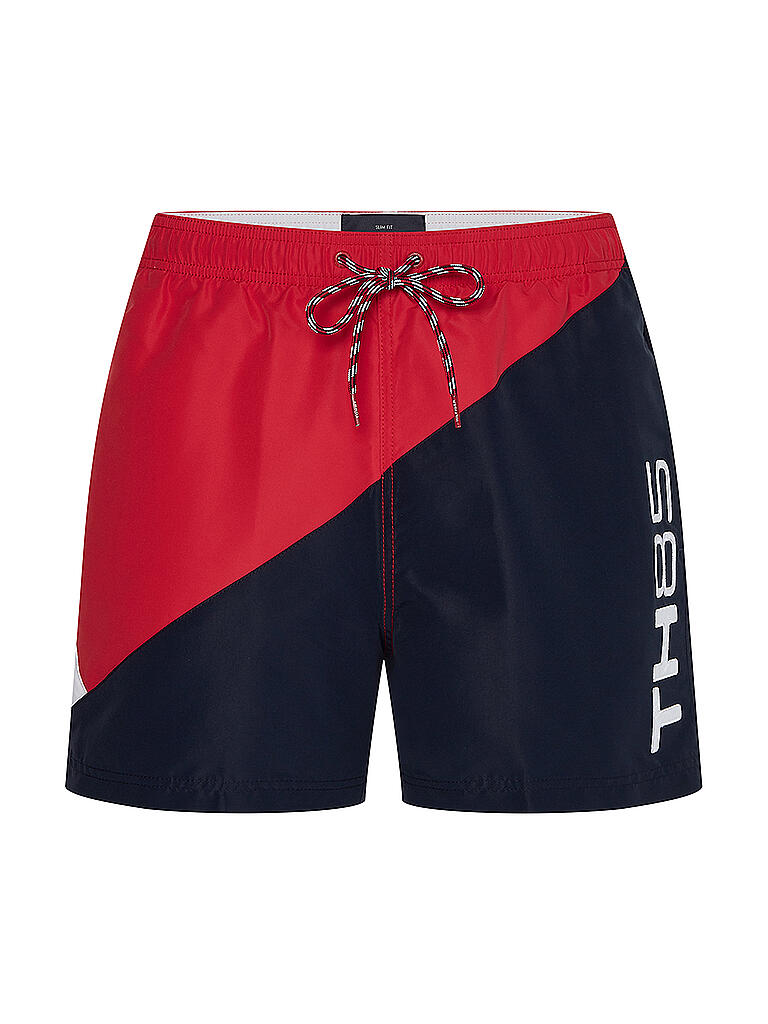 TOMMY HILFIGER | Herren Badeshort Medium Drawstring | blau